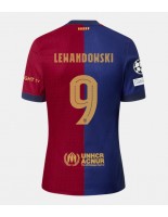 Barcelona Robert Lewandowski #9 Domácí Dres 2024-25 Krátký Rukáv